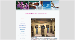 Desktop Screenshot of luxormassageanddayspa.com